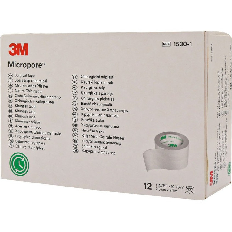 چسب ضد حساسیت اورجینال برند 3M سایز 2.5 سانت و 1.25 سانت
